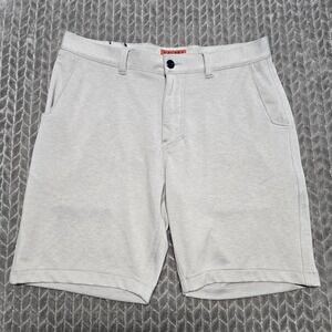 Halsey Sport Breakwater Shorts Mens 32 Gray 9" Inseam Performance Golf